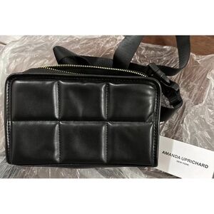 Amanda Uprichard Black Belt Bag